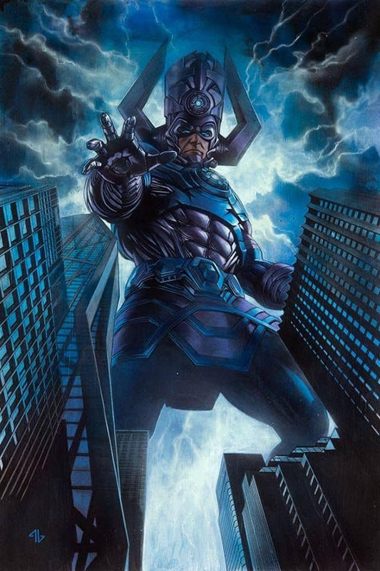 Galactus Cityscape Artwork Print Poster