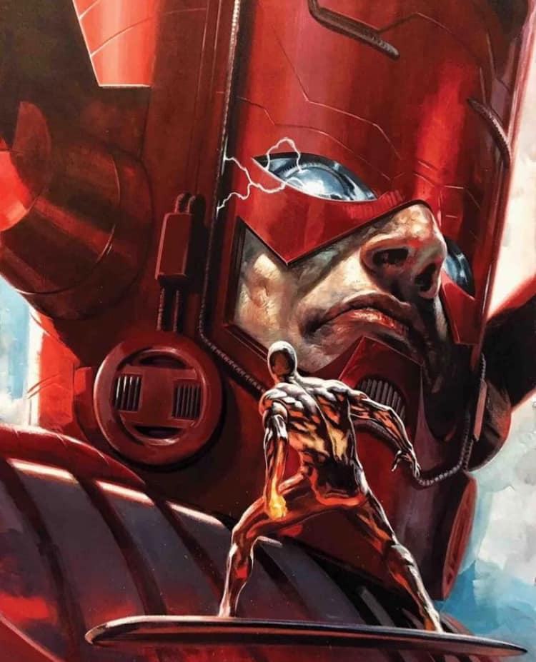 Galactus Vs Silver Surfer Artwork Jigsaw Puzzle
