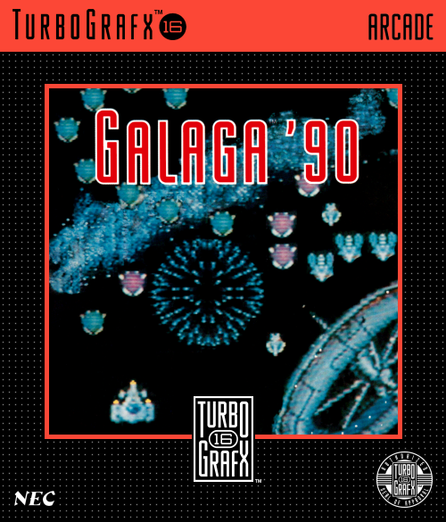 Galaga 90 Turbografx 16 Print Poster