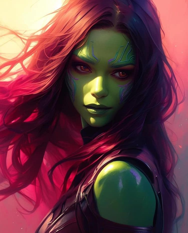 Galaxy Hero Portrait Jigsaw Puzzle