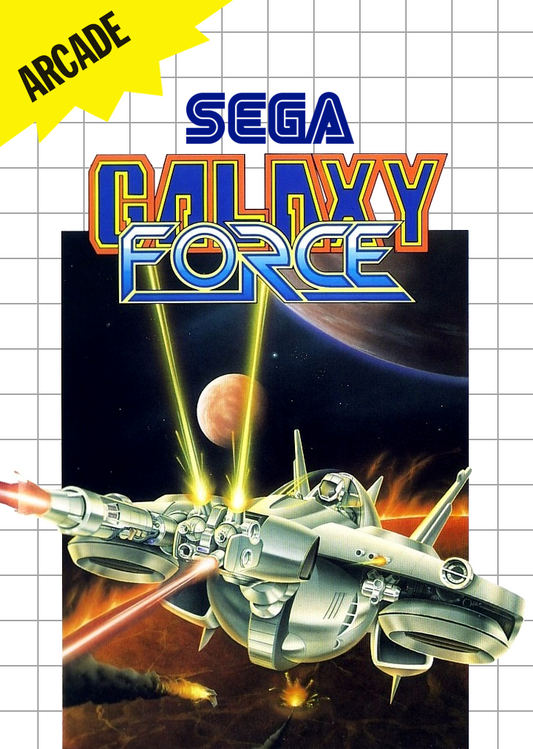 Galaxy Force Sega Master System Print Poster