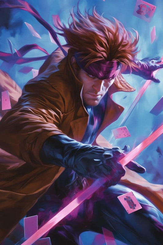 Gambit Action Portrait Print Poster