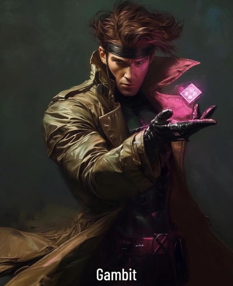 Gambit Artist Portrait Jigsaw Puzzle
