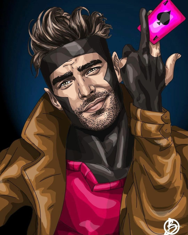 Gambit Card Magic 007 Print Poster