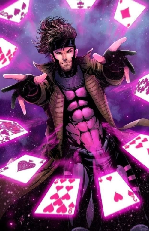 Gambit Playing Cards 01 Print Poster