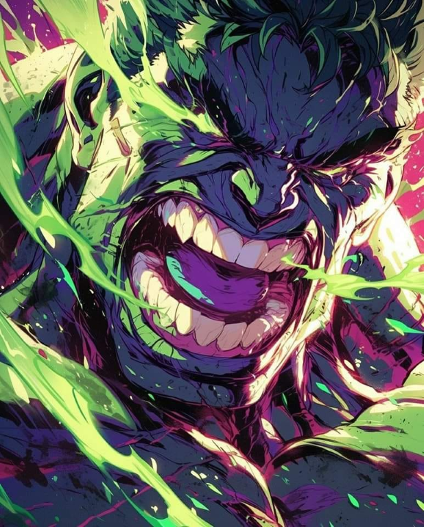 Gamma Giant Angry Character 123 Print Poster