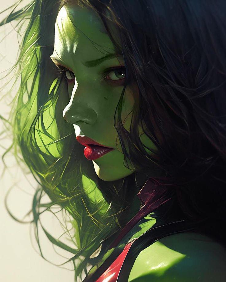 Gamora Portrait Print Poster