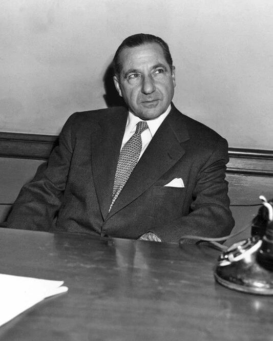Gangster Boss Mobster Frank Costello Keychain Genovese Crime Family Keychain