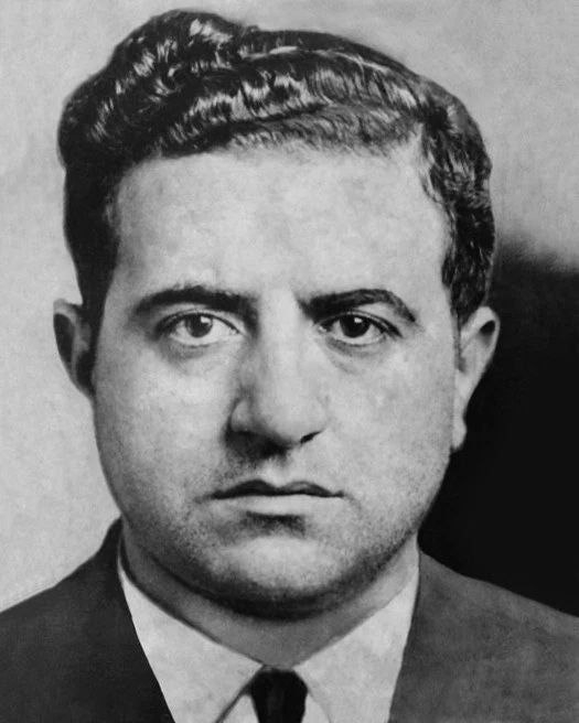 Gangster Mobster Albert Anastasia Glossy Mugshot Keychain Gambino Family Print