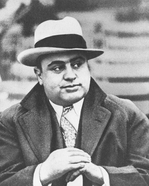 Gangster Mobster Al Capone Glossy 5X7 Photo Criminal Mob Criminal Print Poster