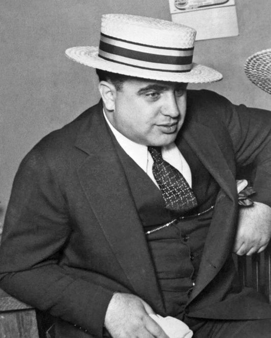 Gangster Mobster Al Capone Glossy Keychain Criminal Mob Criminal Keychain 1