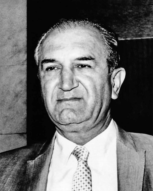 Gangster Mobster Joseph Joe Bonanno Glossy Keychain Mob Criminal Keychain