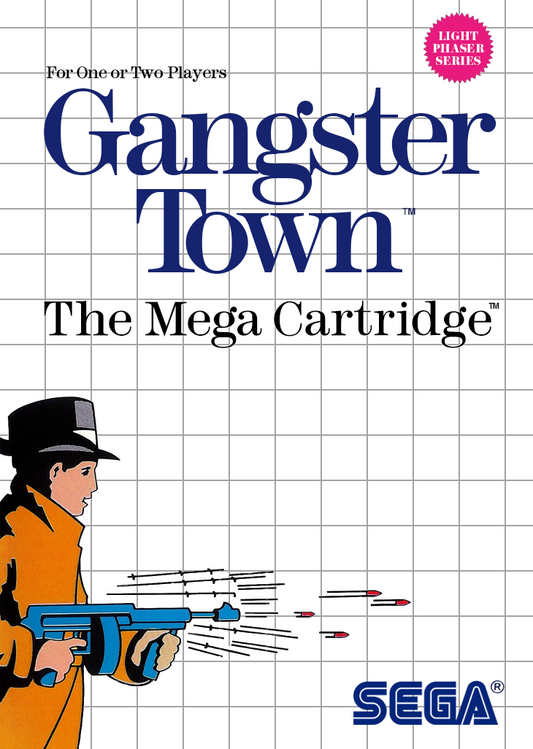 Gangster Town Sega Master System Print Poster