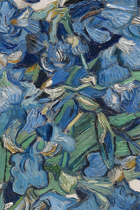 Garden Of Irises Print Painting Jigsaw Puzzle