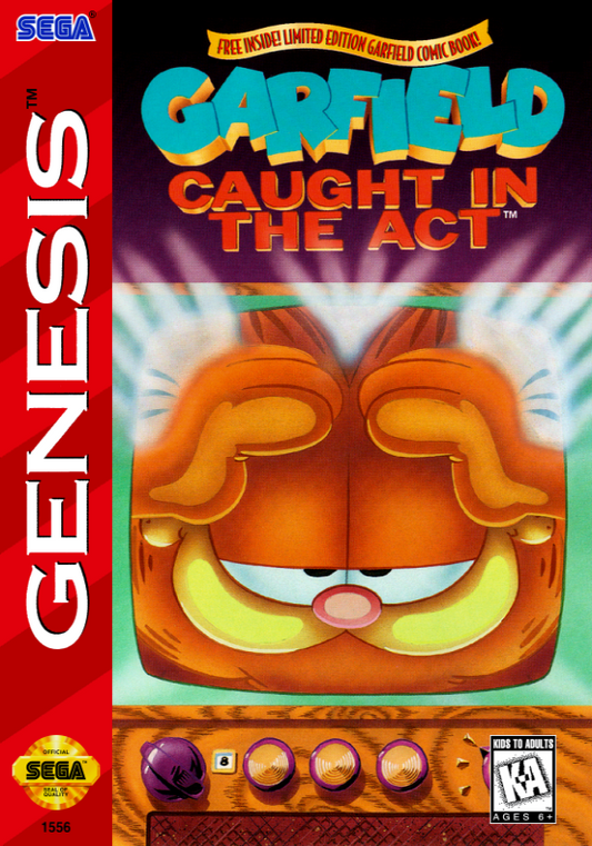 Garfield Caught In The Act (Usa) Genesis Print Poster