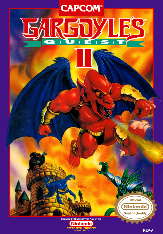 Gargoyle S Quest Ii (Usa) Nes Print Poster