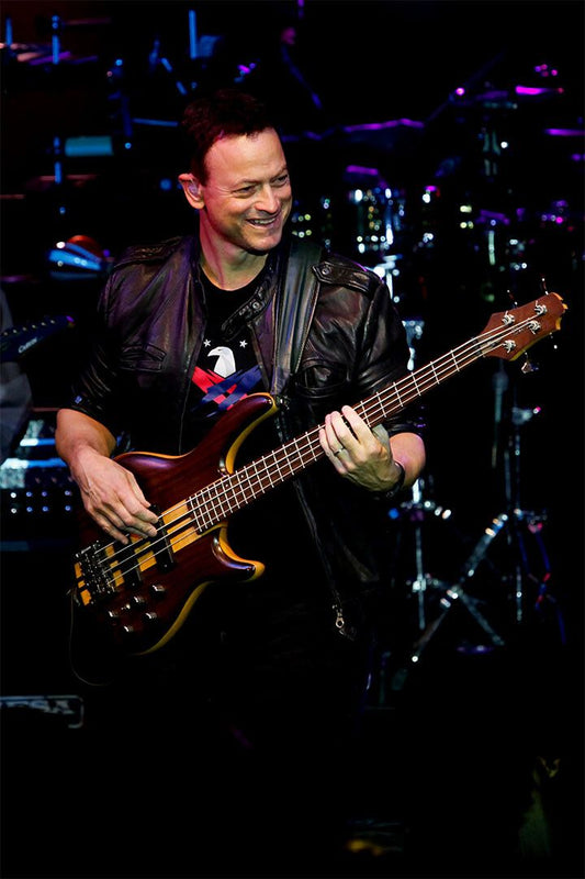 Gary Sinise Plays Guitar American Actor Jigsaw Puzzle Jigsaw Puzzle