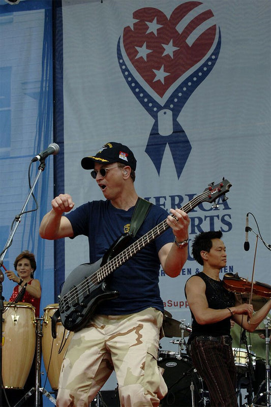 Gary Sinise With Lt Dan Band Army Jigsaw Puzzle Jigsaw Puzzle