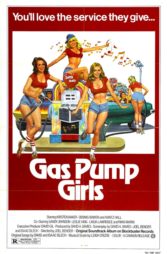 Gas Pump Girls 01 Movie Magnet