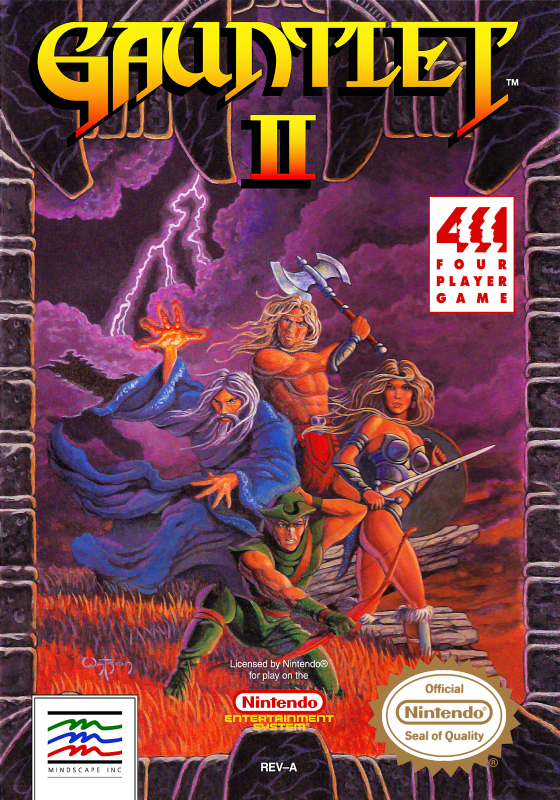 Gauntlet Ii (Usa) Nes Print Poster