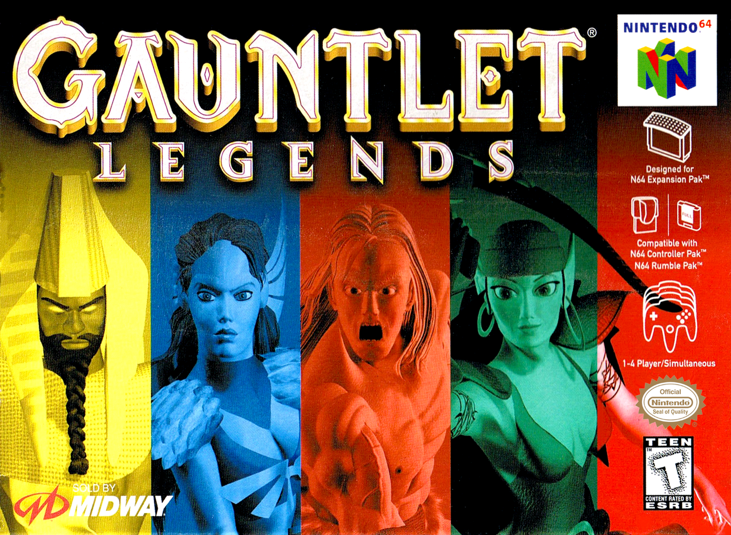 Gauntlet Legends N64 Print Poster