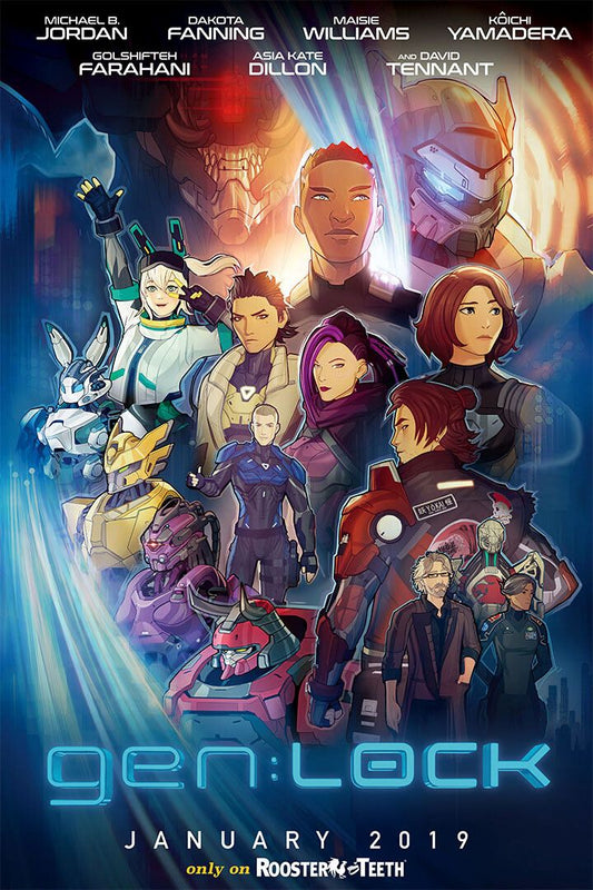 Gen Lock Movie Animation Adventure Action Print Jigsaw Puzzle