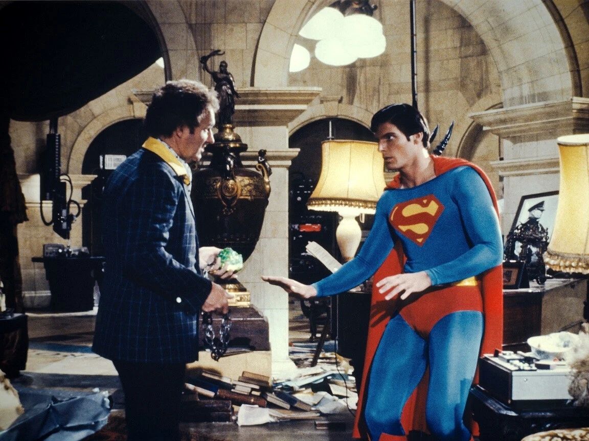 Gene Hackman & Christopher Reeve As Superman & Lex Picture Photo
