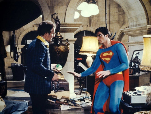 Gene Hackman & Christopher Reeve As Superman & Lex Picture Photo