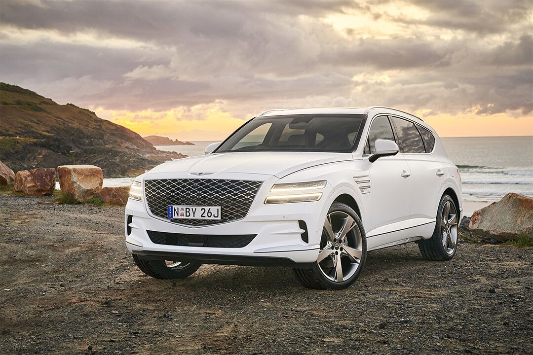 Genesis Gv80 35T Awd White Korean Suv Wall Indoor Jigsaw Puzzle