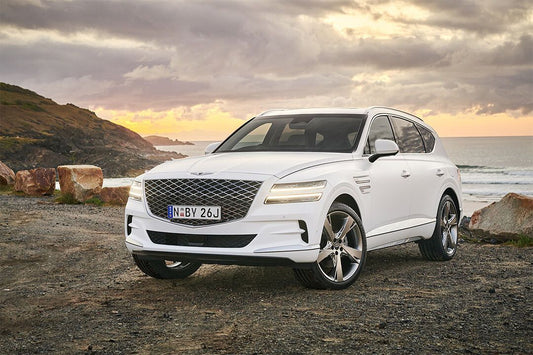 Genesis Gv80 35T Awd White Korean Suv Wall Indoor Jigsaw Puzzle