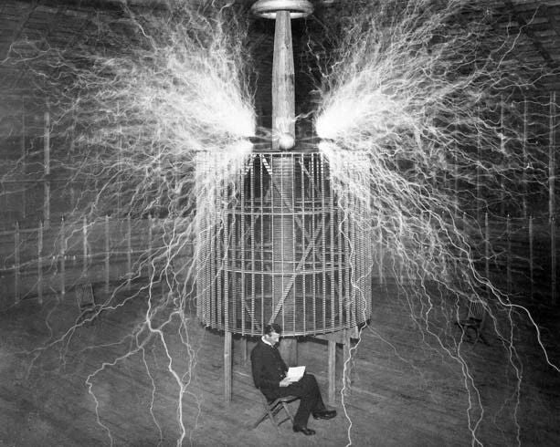 Genius Inventor Nikola Tesla Glossy Photos Engineer Print Electricity