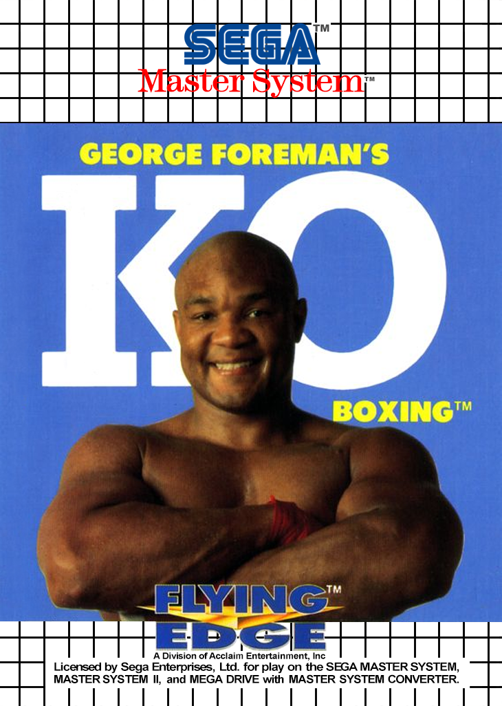 George Foreman'S Ko Boxing Sega Master System Print Poster