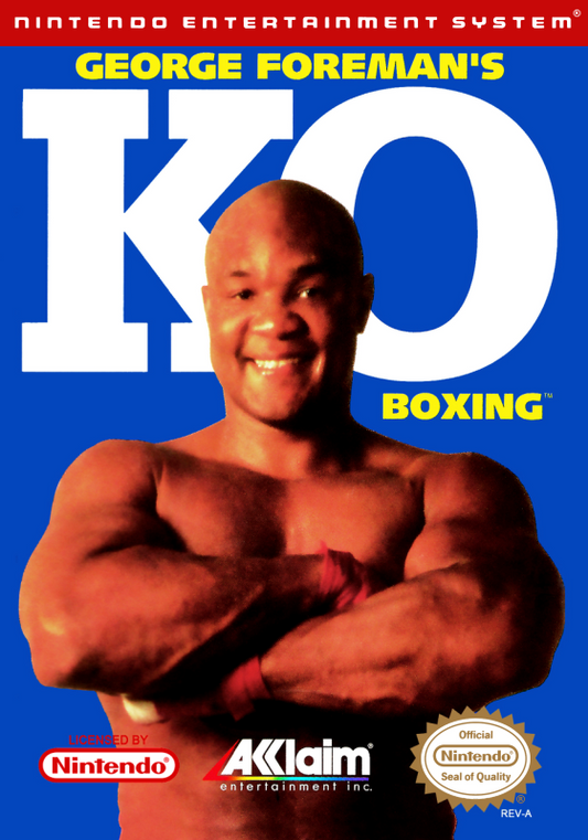 George Foreman S Ko Boxing (Usa) Nes Print Poster