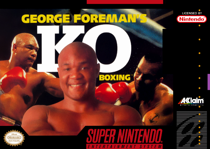 George Foreman S Ko Boxing (Usa) Snes Print Poster