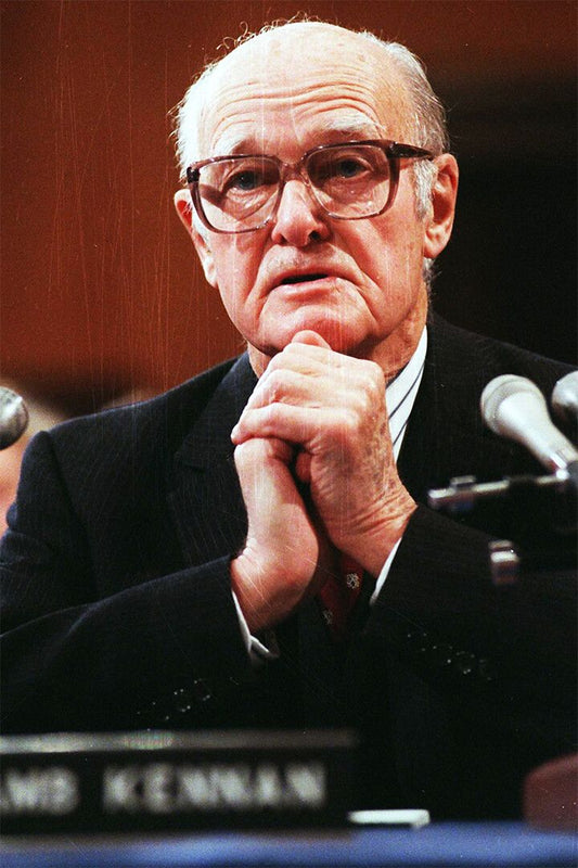 George Kennan Testifying Before Congress On Vietnam Print Jigsaw Puzzle