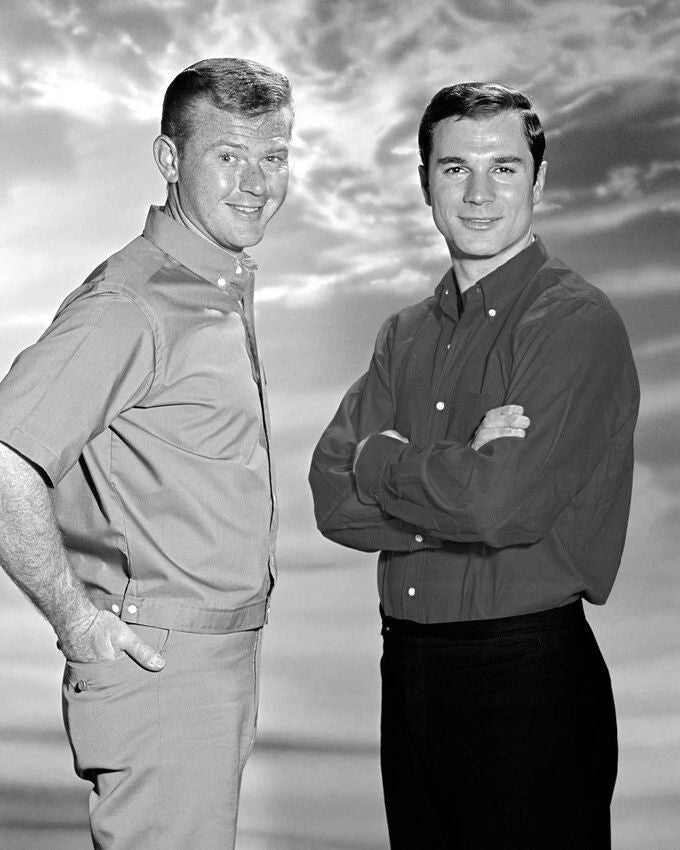 George Maharis Martin Milner Route 66 Tv Show Picture Magnet Magnet Print