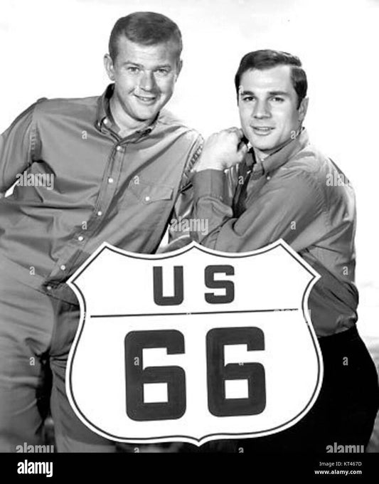 George Maharis Martin Milner Route 66 Tv Show Poster Photo Print