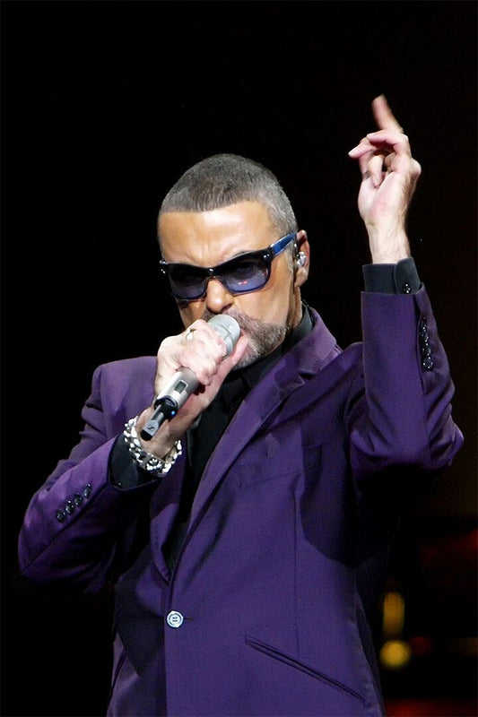 George Michael Singing Print Jigsaw Puzzle