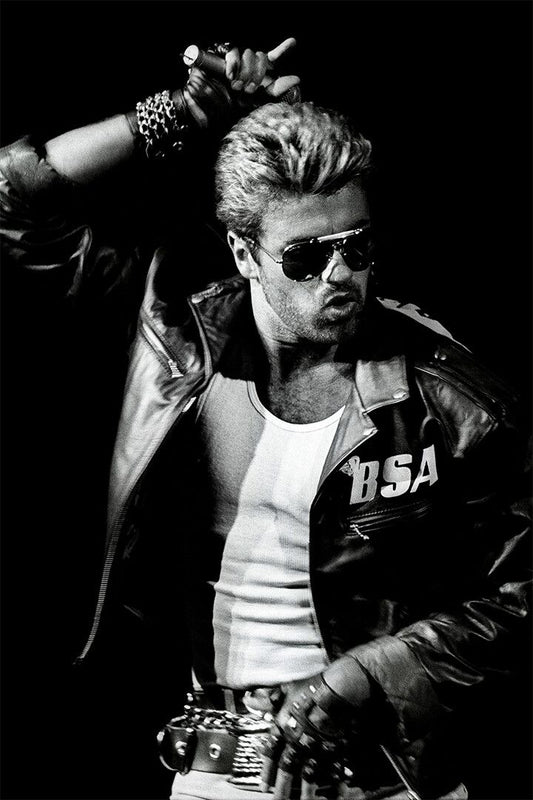 George Michael Singing Vocalist Print Jigsaw Puzzle