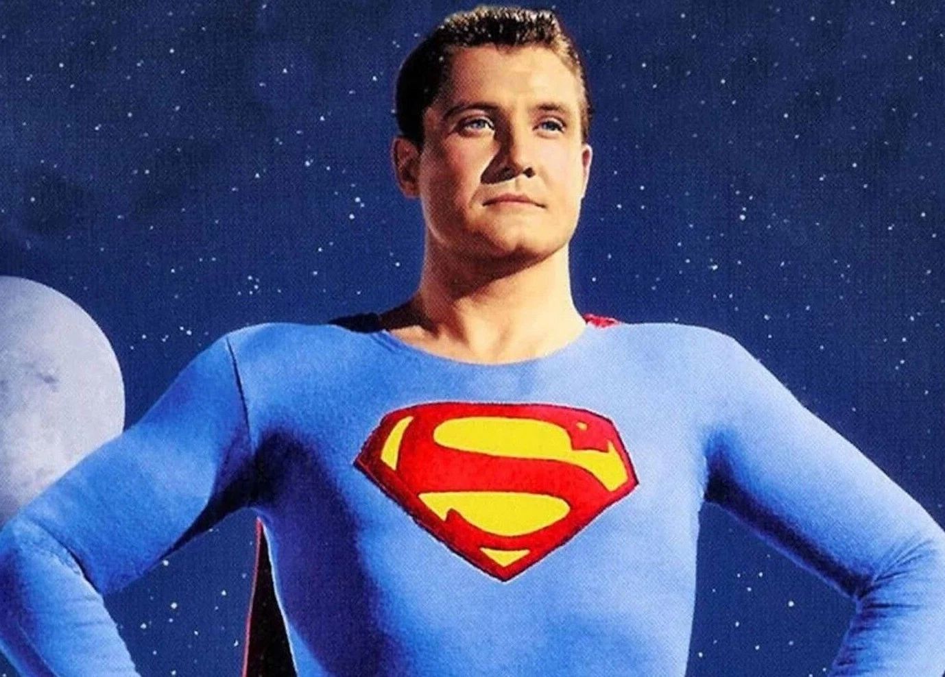 George Reeves In Classic Tv Show Superman Picture Keychain Print