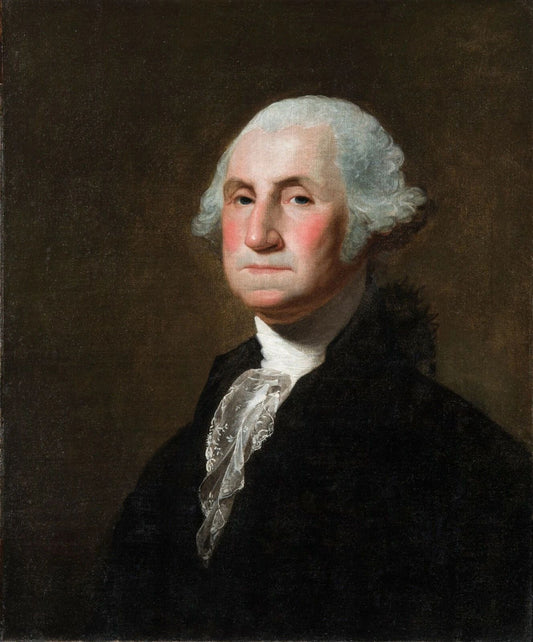 George Washington Gilbert Stuart Portrait President Usa Magnet Picture
