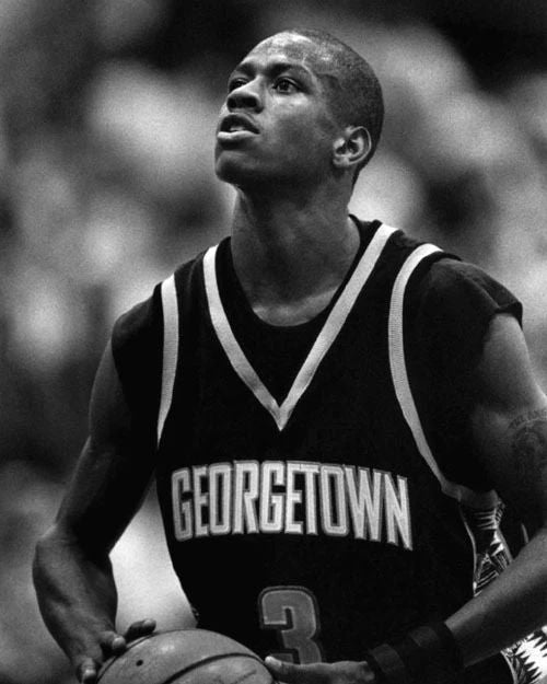Georgetown Hoyas Allen Iverson Glossy Photo College Basketball Print Poster