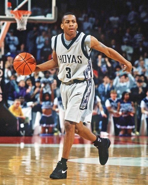 Georgetown Hoyas Allen Iverson Glossy Magnet College Basketball Print