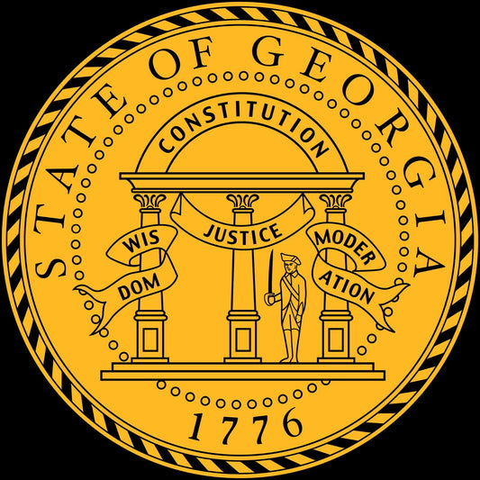 Georgia State Seal Poster Picture Photo Print Atlanta Peaches