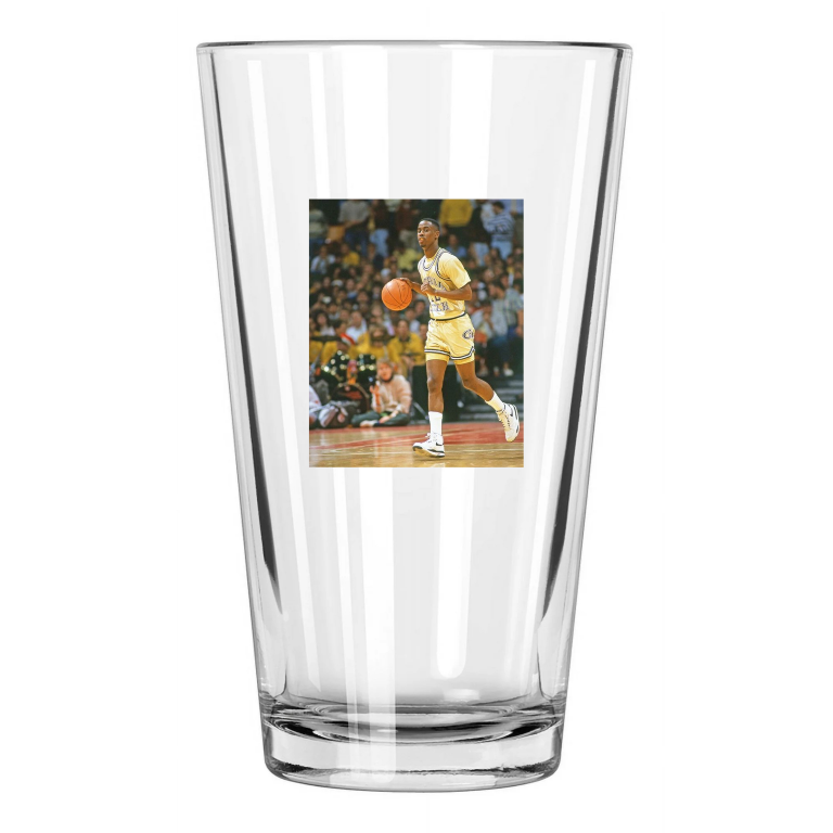 Georgia Tech Kenny Anderson Photo Basketball Pint Beer Drinking Glass