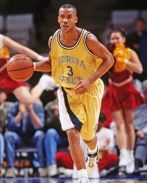 Georgia Tech Stephon Marbury Glossy Keychain Basketball Keychain