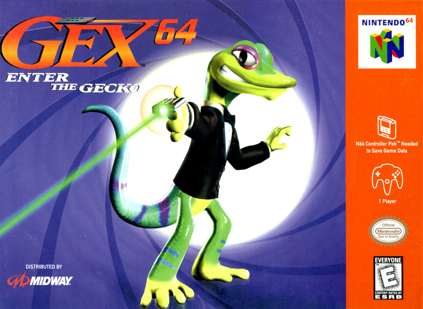 Gex 64 Enter The Gecko N64 Print Poster