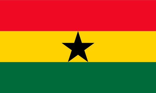 Ghana Flag Print Poster