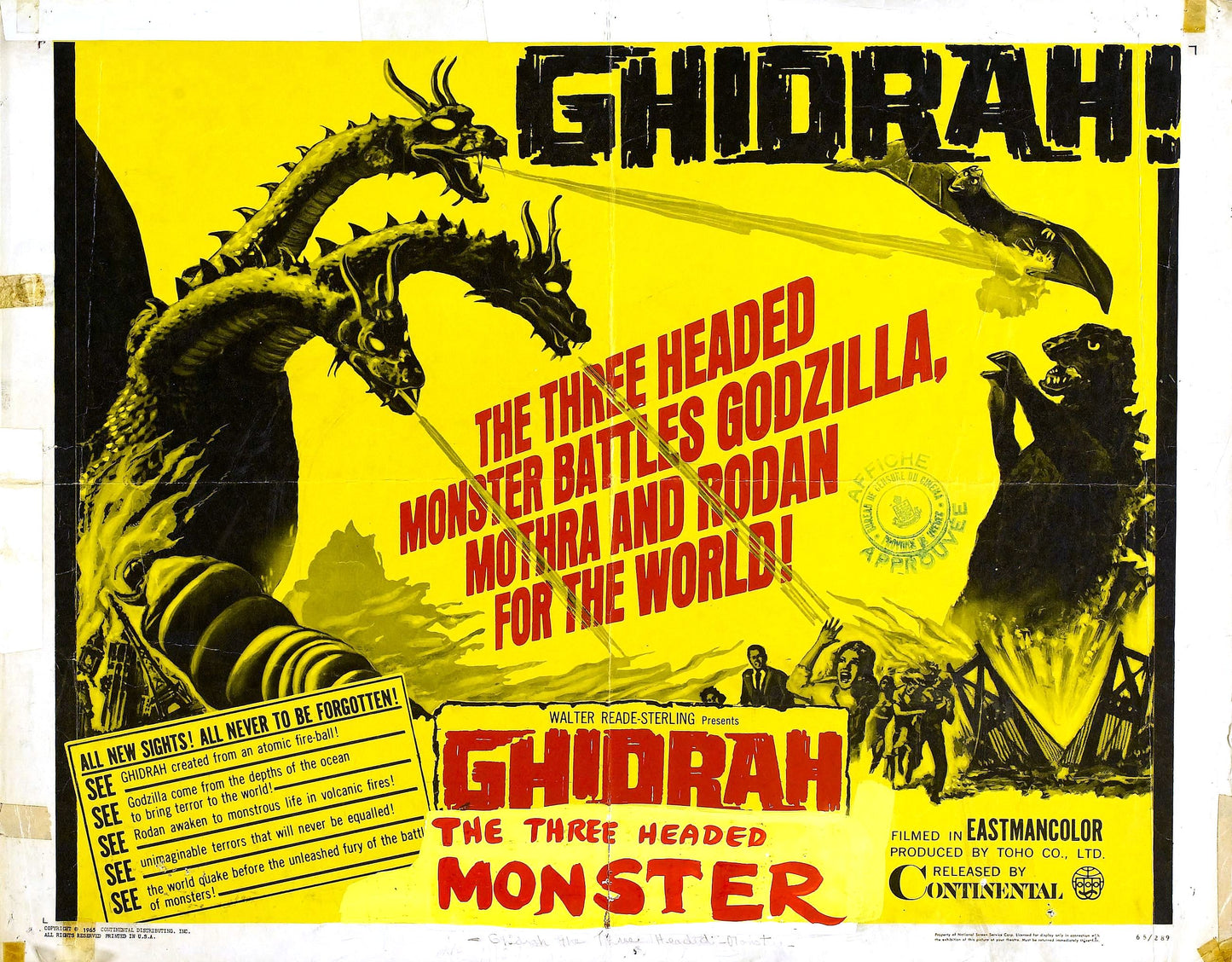 Ghidrah 05 Movie Magnet