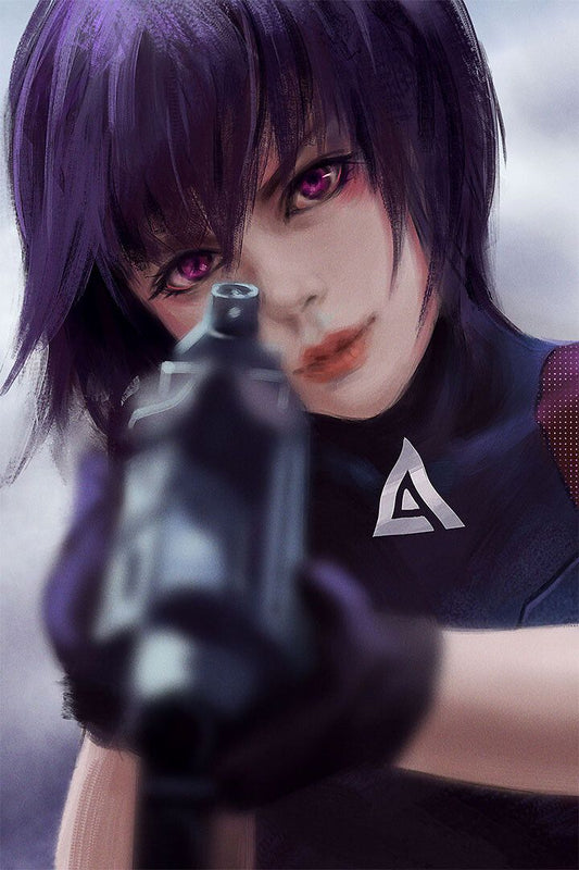 Ghost In The Shell Fight Riot Police Anime Crime Jigsaw Puzzle